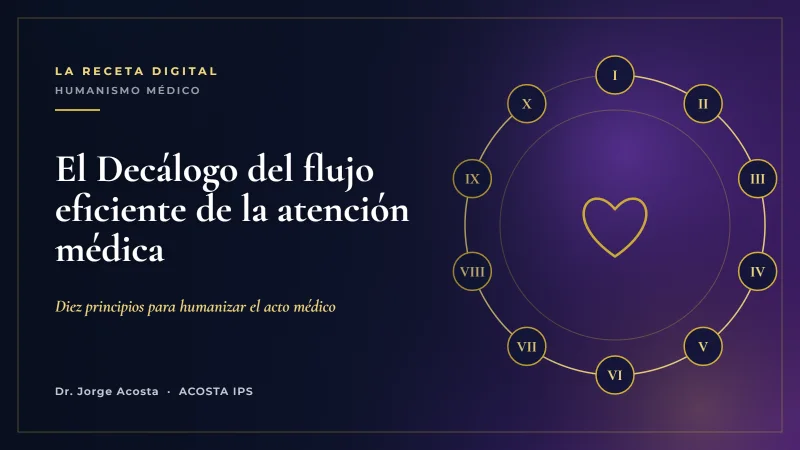 El Decálogo del flujo eficiente de la atención médica