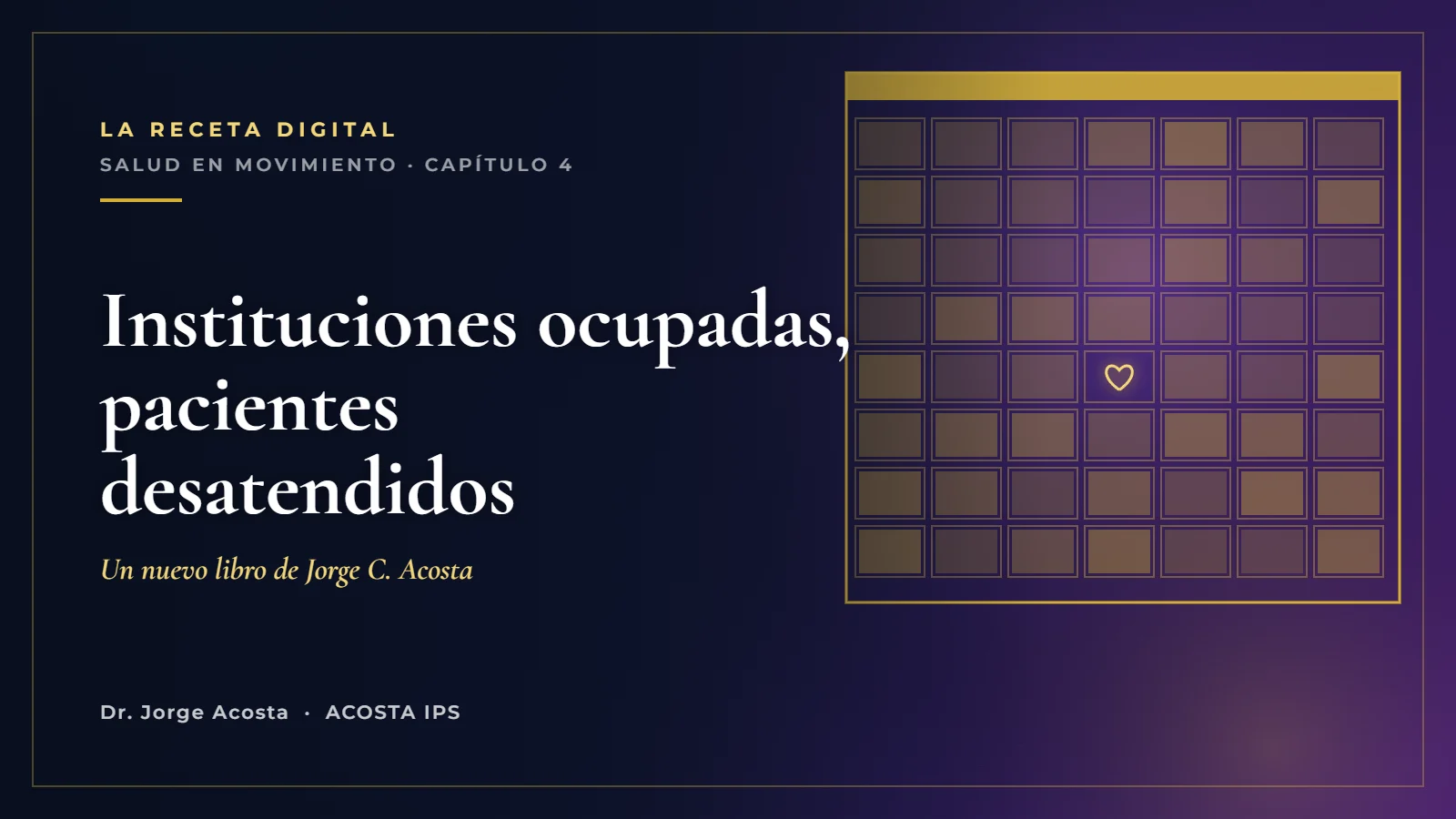 Instituciones ocupadas, pacientes desatendidos